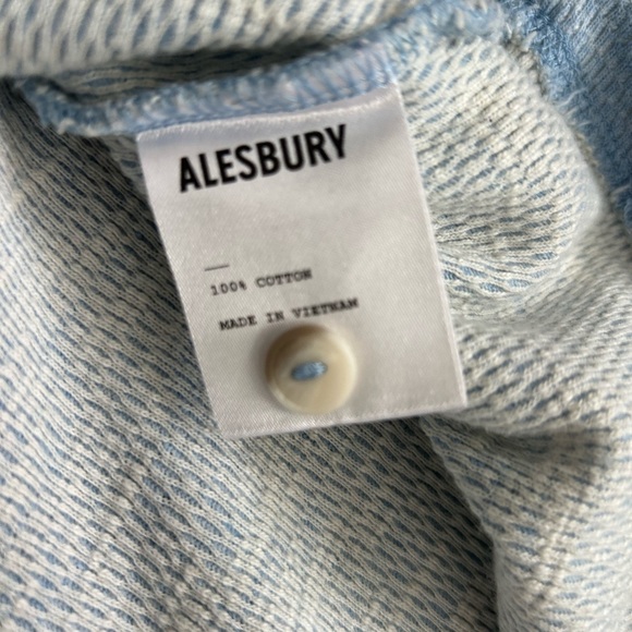 Alesbury NWOT Men’s Sky Blue Thermal Long Sleeve Shirt size Large - Picture 7 of 8
